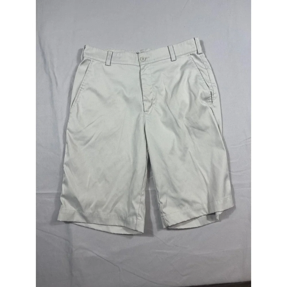 Nike Golf Tour Performance Dri-FIT Shorts Mens 28 Light Gray Flat Front Golfing